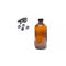 4Pcs Amber Glass Spray Bottles Trigger Sprayer 500Ml