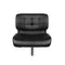 4 Pcs Bar Stools Pu Leather Chrome Kitchen Chairs Gas Lift Black