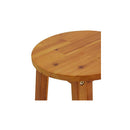 4 Pcs Bar Stools Solid Acacia Wood