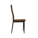 4 Pcs Dining Chairs Fabric