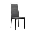 4 Pcs Dining Chairs Fabric