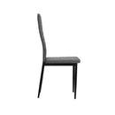 4 Pcs Dining Chairs Fabric