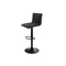 4 Pcs Fabric Bar Stools Kitchen Cafe Swivel Chair Black