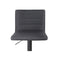 4 Pcs Fabric Bar Stools Kitchen Cafe Swivel Chair Black