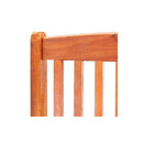 4 Pcs Folding Garden Chairs Solid Eucalyptus Wood