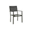 4 Pcs Garden Chairs Textilene And Steel Black And Anthracite