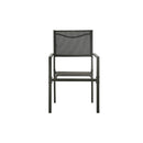 4 Pcs Garden Chairs Textilene And Steel Black And Anthracite