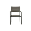 4 Pcs Garden Chairs Textilene And Steel Grey And Anthracite