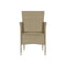 4 Pcs Garden Dining Chairs Poly Rattan Beige