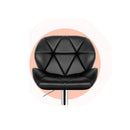 4 Pcs Kitchen Bar Stools Swivel Pu Leather Chairs