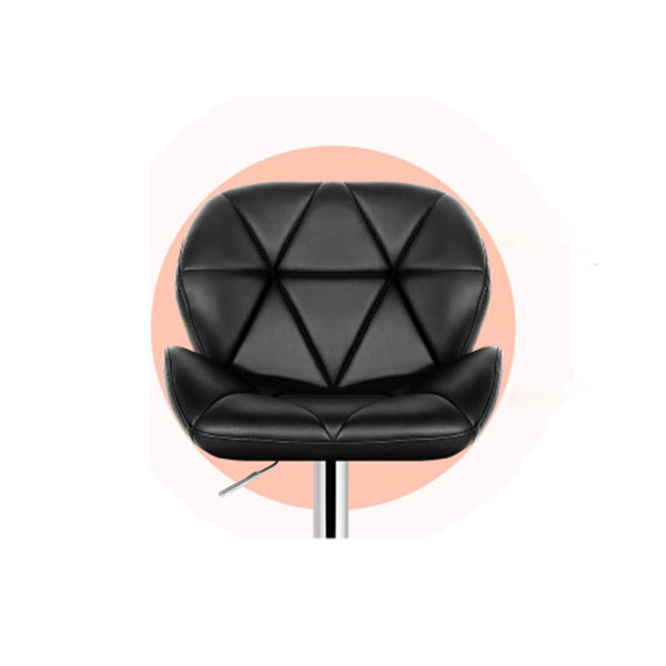 4 Pcs Kitchen Bar Stools Swivel Pu Leather Chairs