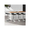 4 Pcs Kitchen Pu Leather Swivel Bar Stools