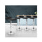 4 Pcs Kitchen Pu Leather Swivel Bar Stools