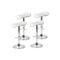 4 Pcs Kitchen Pu Leather Swivel Bar Stools