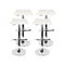 4 Pcs Kitchen Pu Leather Swivel Bar Stools