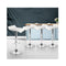 4 Pcs Kitchen Pu Leather Swivel Bar Stools