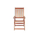 4 Pcs Solid Acacia Wood Folding Garden Chairs