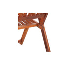 4 Pcs Solid Acacia Wood Folding Garden Chairs