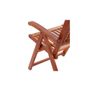 4 Pcs Solid Acacia Wood Folding Garden Chairs