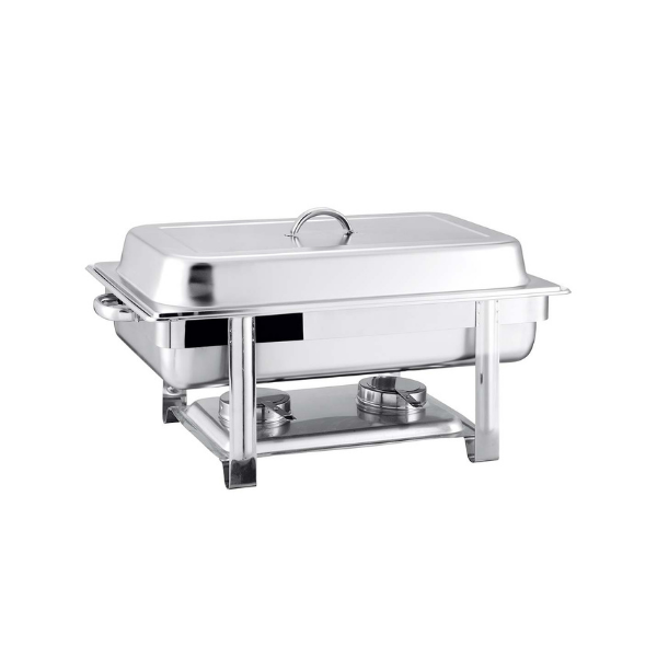 4 Pcs Stainless Steel Chafing Triple Tray Catering Dish Food Warmer