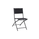 4 Pcs Steel And Textilene Folding Outdoor Chairs