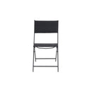4 Pcs Steel And Textilene Folding Outdoor Chairs