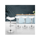 4 Pcs Swivel Pu Leather Gas Lift Kitchen Bar Stools