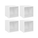 4 Pcs Tv Cabinets White 37 X 35 X 37 Cm Chipboard