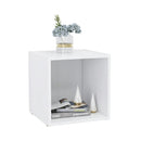 4 Pcs Tv Cabinets White 37 X 35 X 37 Cm Chipboard