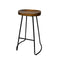 4 Pcs Vintage Tractor Retro Bar Stool Industrial Chairs Black