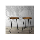 4 Pcs Vintage Tractor Retro Bar Stool Industrial Chairs Black