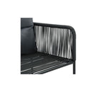 4 Pcs With Pillows Outdoor Chairs Poly Rattan Black