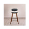 4 Pcs Wooden Cafe Kitchen Bar Stools Dining Chairs Black