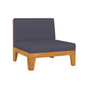 4 Piece Garden Lounge Set Solid Acacia Wood With Cushions