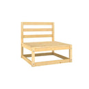 4 Piece Garden Lounge Set Solid Pinewood 70 X 70 X 67 Cm
