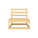 4 Piece Garden Lounge Set Solid Pinewood 70 X 70 X 67 Cm