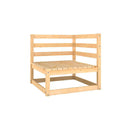 4 Piece Garden Lounge Set Solid Pinewood 70 X 70 X 67 Cm