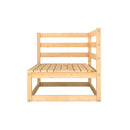 4 Piece Garden Lounge Set Solid Pinewood 70 X 70 X 67 Cm