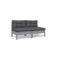 4 Piece Garden Lounge Set With Anthracite Cushion Solid Pinewood