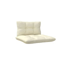 4 Piece Garden Lounge Set With Cream Cushions