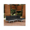 4 Piece Garden Lounge Set With Cushions Grey Pinewood