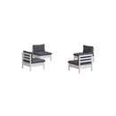4 Piece Garden Lounge Set With Cushions Pinewood Anthracite