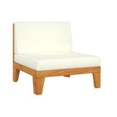 4 Piece Solid Acacia Wood Garden Lounge Set With Cushions