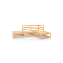 4 Piece Outdoor Garden Lounge Set Solid Pinewood