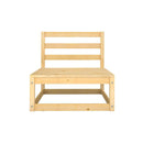 4 Piece Outdoor Garden Lounge Set Solid Pinewood