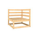 4 Piece Outdoor Garden Lounge Set Solid Pinewood