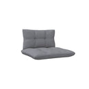 4 Piece Pinewood Garden Lounge Set With Cushions Grey