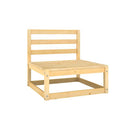 4 Piece Set Garden Lounge Solid Pinewood