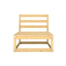 4 Piece Solid Pinewood Garden Lounge Set