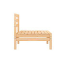 4 Piece Garden Lounge Solid Pinewood Set